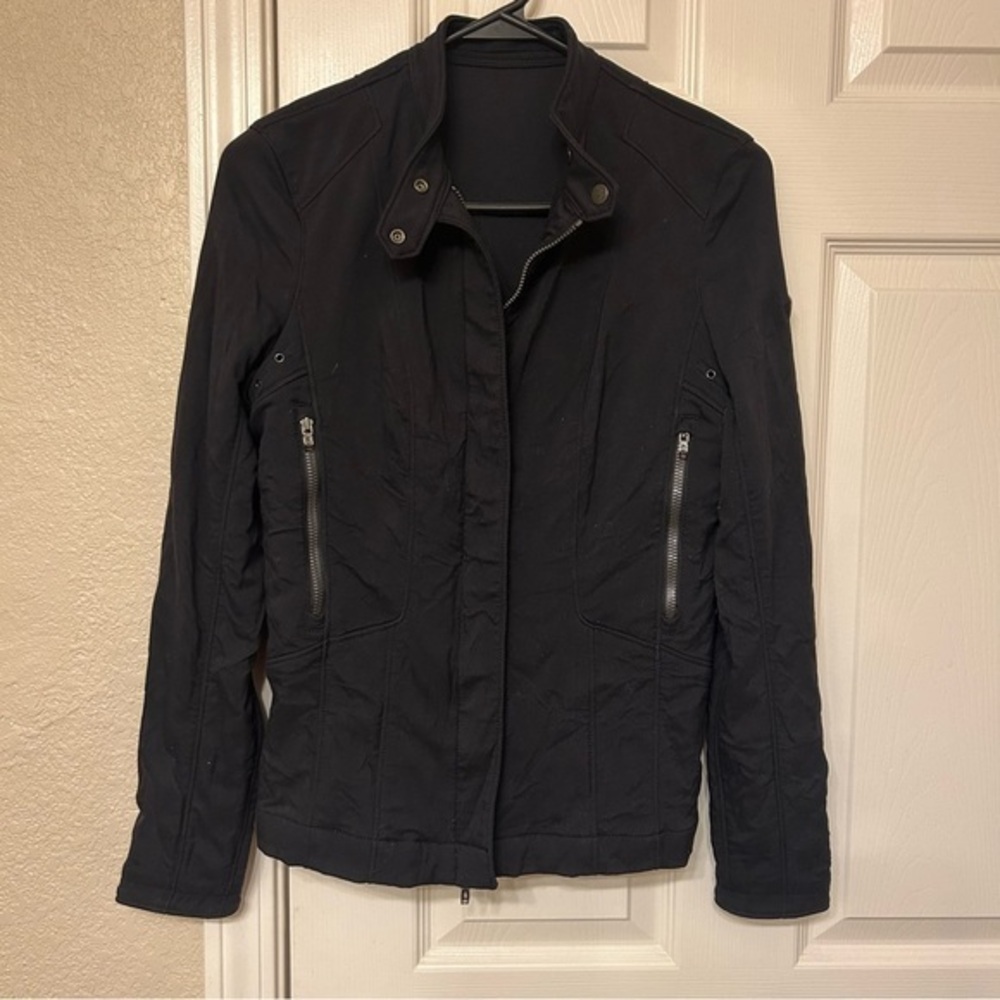 Victorinox - soft shell black moto style jacket